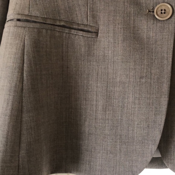 Banana Republic Taupe/Gray Business Suit, Size 6/8 - Picture 4 of 4